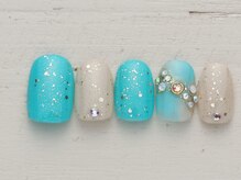 ノーネイル 大宮(NO NAIL)/リボンビジュー　￥4990