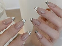 Best Nail 銀座店【ワンホンネイル・スカルプ・パラジェル・上品ジェルネイル】/ガラスフレンチ