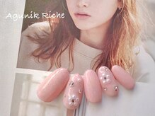 アグニークリッシェ(Agunik Riche)/【パールフラワーネイル】