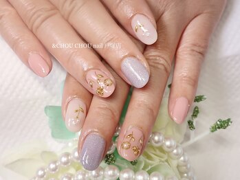 アンドシュシュネイル(&CHOU CHOU nail)/お客様ネイル　プチアートB