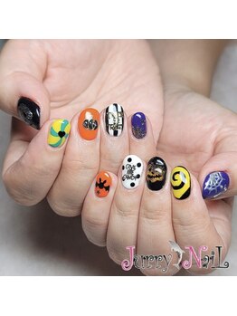 ハロウィンネイル