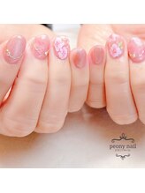ピオニーネイル(peony nail)/八重桜
