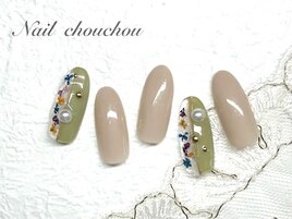押し花ネイル☆8600円