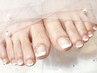 フット角質ケア＋ジェルワンカラー(親指アート付)120分　￥11,800→￥10,700
