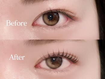 エイチ 立川北口店(H)/まつ毛パーマBeforeAfter