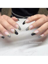 エンズネイル(O’s nail)/千鳥格子ネイル