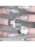 【Hand】アート&パーツ付け放題120分+長さ出しチップ10本