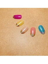 ネイル マテリア 池袋店(Nail Materia)/ガラスフレンチ