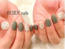 ビサイドネイルアート(BESIDE NAIL Art)/デイジーネイル