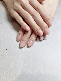 大人シンプルうるうるネイル
