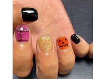 フレイムス アイラッシュ アンド ネイル(FRAMES)/ハロウィンネイル♪