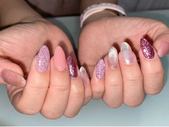 アンドネイル(&.nail)/ピンクネイル