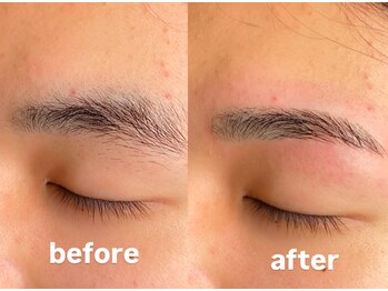 トップルック 横浜店(TOP LOOK)/メンズ眉毛ビフォーアフター