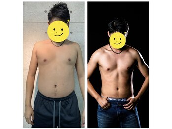 エムビーエルフィットネス 本陣亀島店(MBL.fitness)/お客様の変化【20代男性】