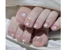 【新規限定】フットネイル　マグネット.フラッシュ.ミラーネイルコース