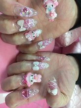 ネイルサロン パピリオ(Nail Salon papilio)/ピンクマイメロネイル☆