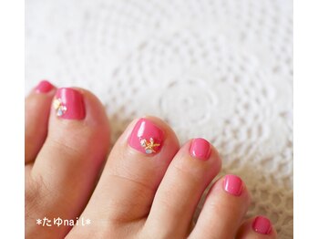 たゆ ネイル(たゆnail)/シンプル夏ネイル☆