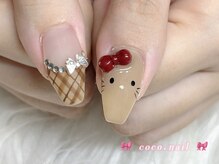 ココネイル 吉祥寺(coco.nail)/キティー リボン チェック 秋