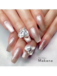 シンプル＊ハートネイル