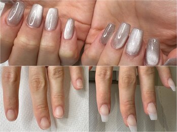 ルクール(Le Coeur)の写真/「1本折れた…」「深爪になった…」不揃いな指先を綺麗に整え美爪へ♪綺麗に整った爪でアートデザインも◎