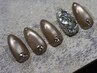Manamiワンカラーx埋め尽くしネイル¥7950
