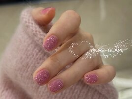輝くフラッシュネイル