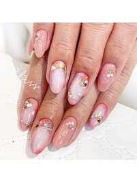 ワイヤーアート◇春ネイル