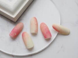 リアル桃ネイル