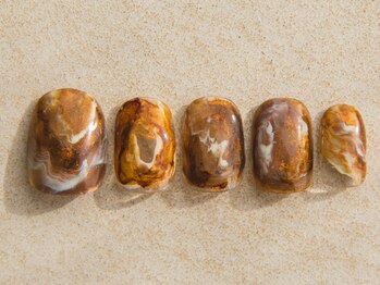 ルフトエーデ(LUFT Ode)/【Art 10】Brownネイル