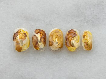 ルフトエーデ(LUFT Ode)/【Art 10】Yellowネイル