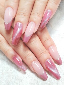 ラバーズネイル(Lover's Nail)の写真/【スカルプ長さだし★シンプルコース¥7900】フォルム・長さ・形にこだわった美しい仕上がりに満足度◎