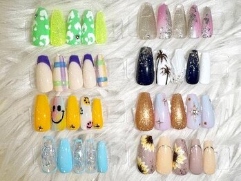 リールエム 高石店(Riru_M)の写真/サンプル8種類をご用意！ハンド定額Artコース¥6050♪学割U24クーポン120分ハンド付け放題¥7480!!