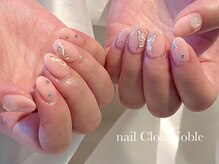ネイルクルーノーヴル(nail Clou Noble)/蝶々ネイル