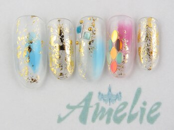アメリ(Amelie)/ホイル/塗りかけ/ニュアンス