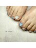 【FOOT】魚の目除去＆ワンカラーnail【パラジェル】【フットネイル】