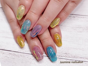 ジャスミンネイルサロン(Jasmine)/カラフルラメネイル