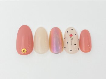 ネイルサロン アビー グランデュオ蒲田店(abbie)/一輪フラワー¥7,920