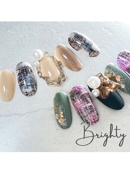 プライベートブライティ(Brighty)/ツイードネイル