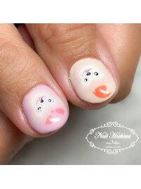 クマのぬいぐるみネイル