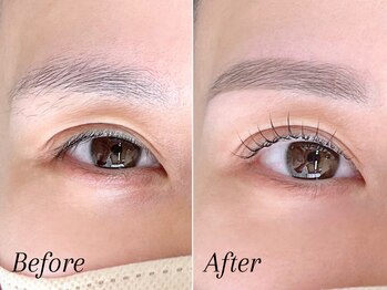 ミーナ 鍋島店(mina)/アイブロウWAX＋まつ毛パーマ上