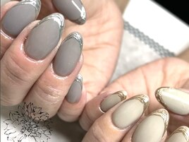 くすみネイル