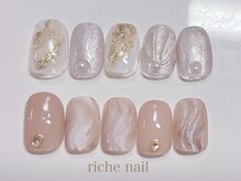 リッシュネイル 新百合ヶ丘店(riche nail)/トレンドデザインコース