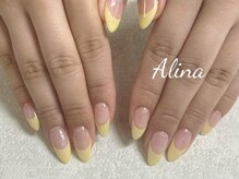 エリナネイルサロン池袋(Alina Nail Salon)/シンプルで上品なフレンチネイル