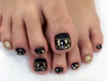 ティンク(Tink)/冬フットネイル☆星座ネイル