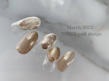スリー(THREE)/Mar.2022/nail design