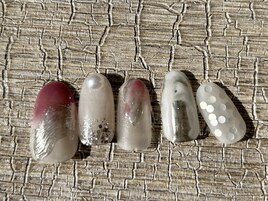 2月定額　ホログラムネイル