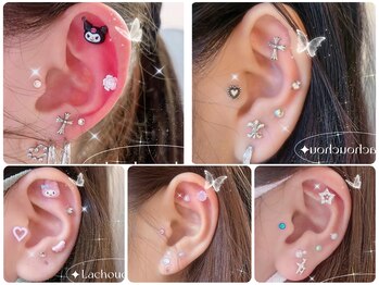 ラシュシュ(La chou chou)/キラキラ耳ツボジュエリー