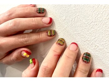 秋冬アートネイル