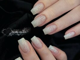輝くフラッシュネイル