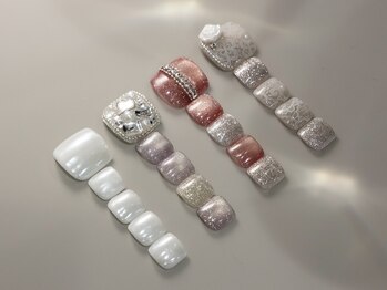 ジュベル 三鷹店(je belle)の写真/《全フットメニューにフットバス付♪》フットバス×角質ケアでつるすべ素肌に!ご褒美フットネイル♪